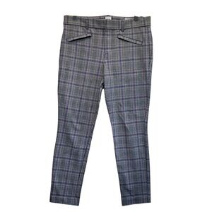 GAP Signature Skinny Ankle Pants in Plaid. Size 6